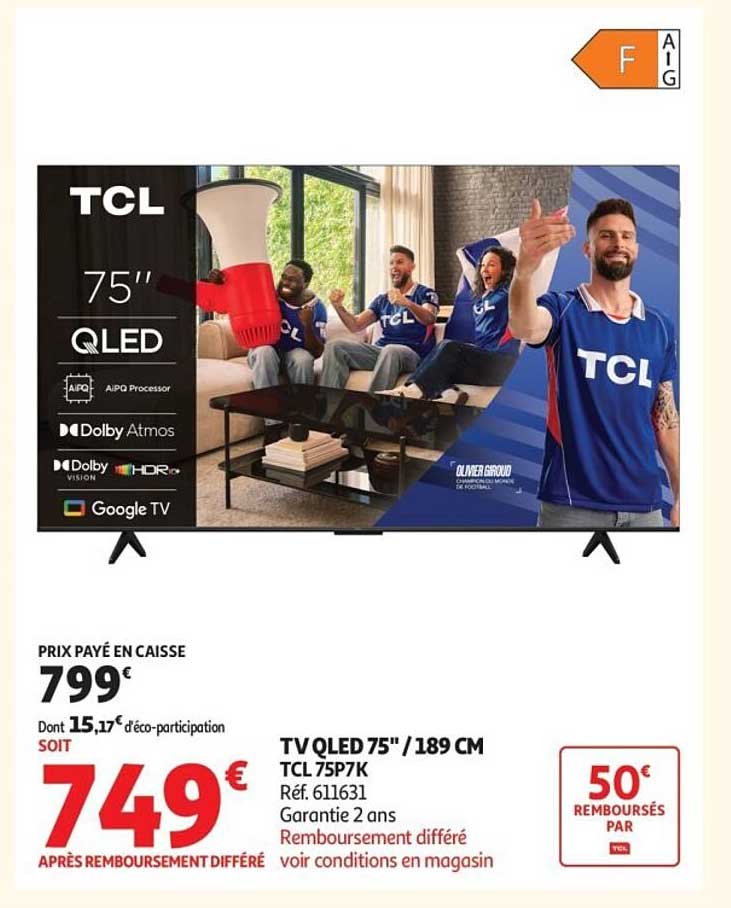 TCL 75P7K