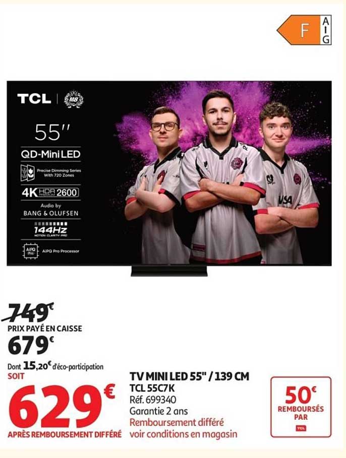 TCL TV MINI LED 55