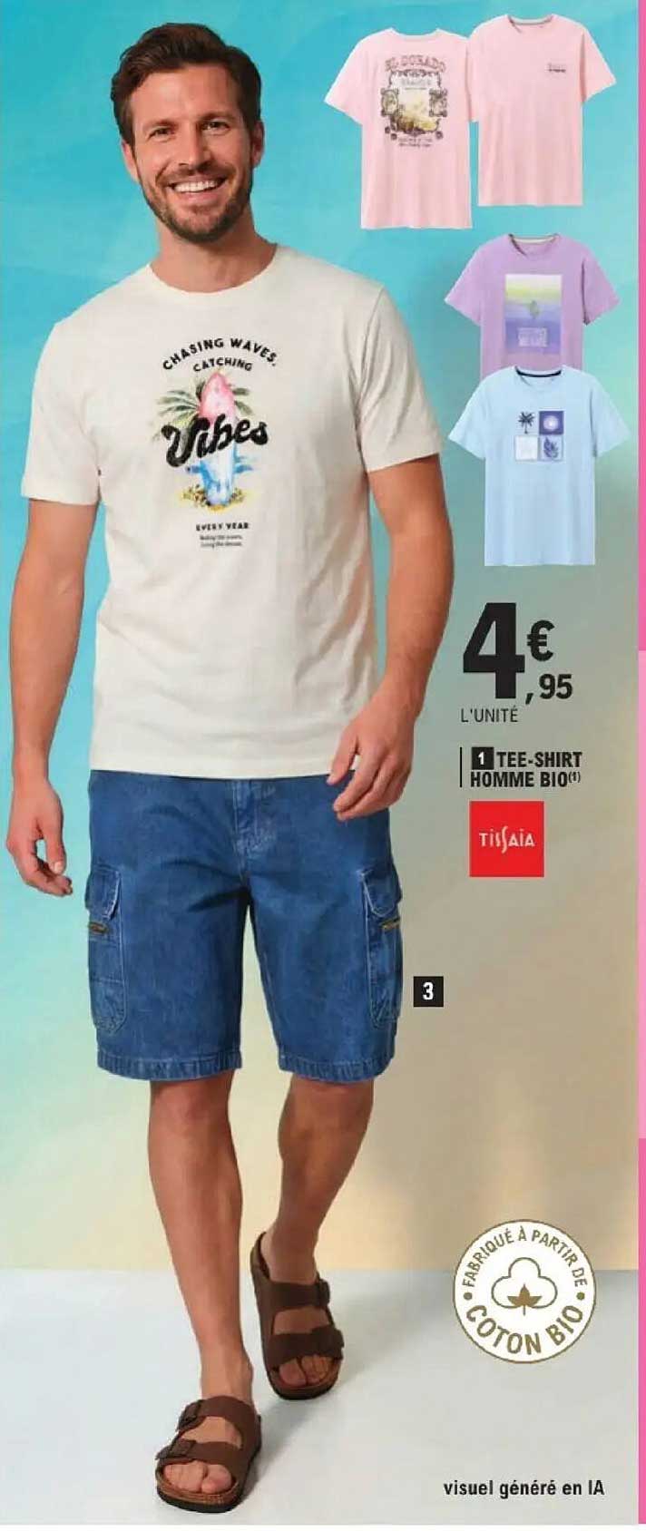 TEE-SHIRT HOMME BIO
