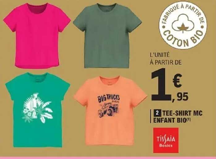 TEE-SHIRT MC ENFANT BIO