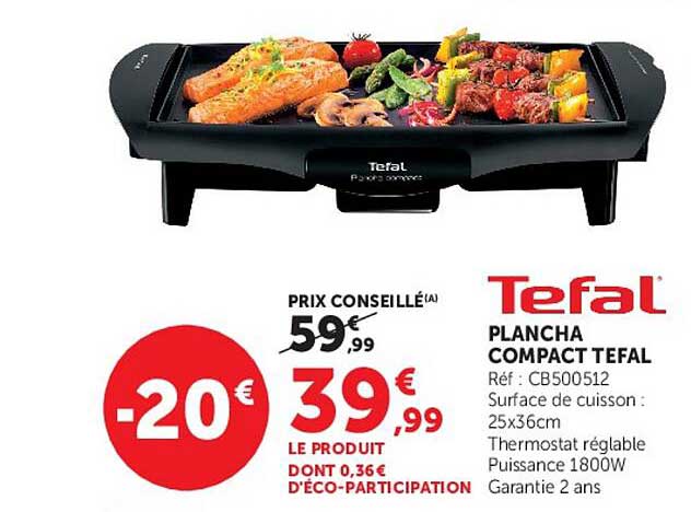 Tefal Plancha Compact Tefal