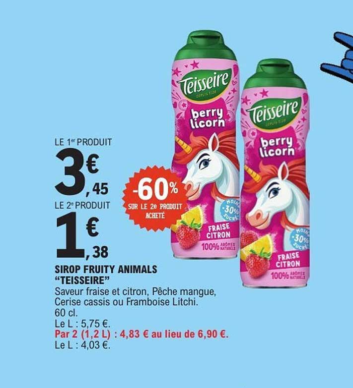Teisseire berry licorn