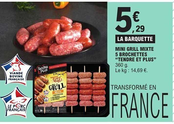 Tendre & Plus Mini Grill Mixte