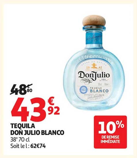 Tequila Don Julio Blanco