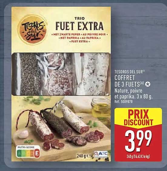Tesoros del Sur Trio Fuet Extra