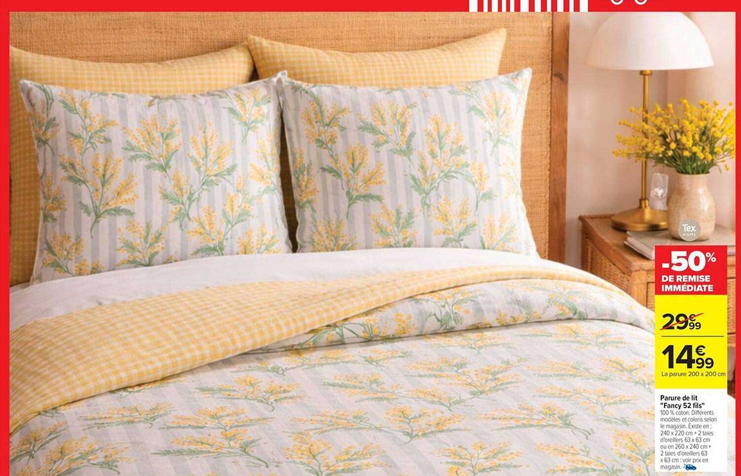 Tex HOME Parure de lit