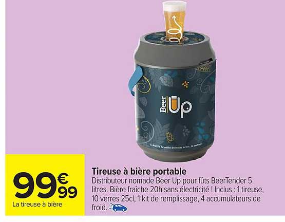 Tireuse à bière portable