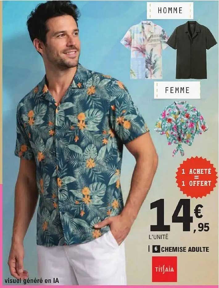 Tissaia Chemise Adulte