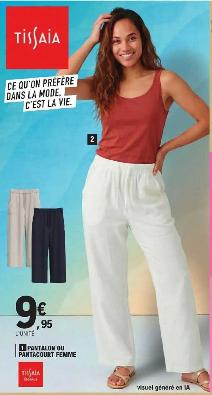 Tissaia PANTALON OU PANTACOURT FEMME