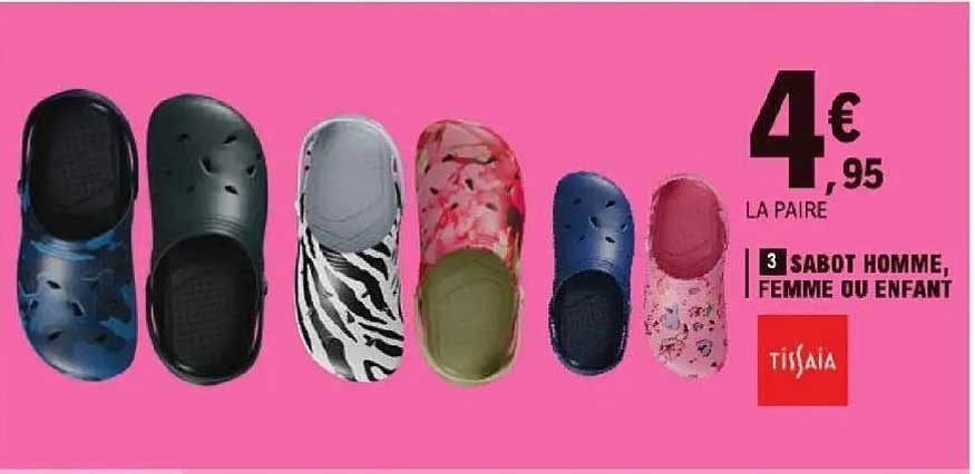 Tissaia Sabot Homme, Femme Ou Enfant