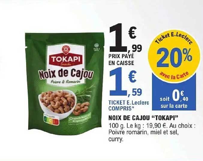 TOKAPI Noix de Cajou