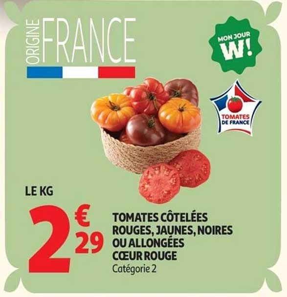Tomates côtelées rouges, jaunes, noires ou allongées cœur rouge