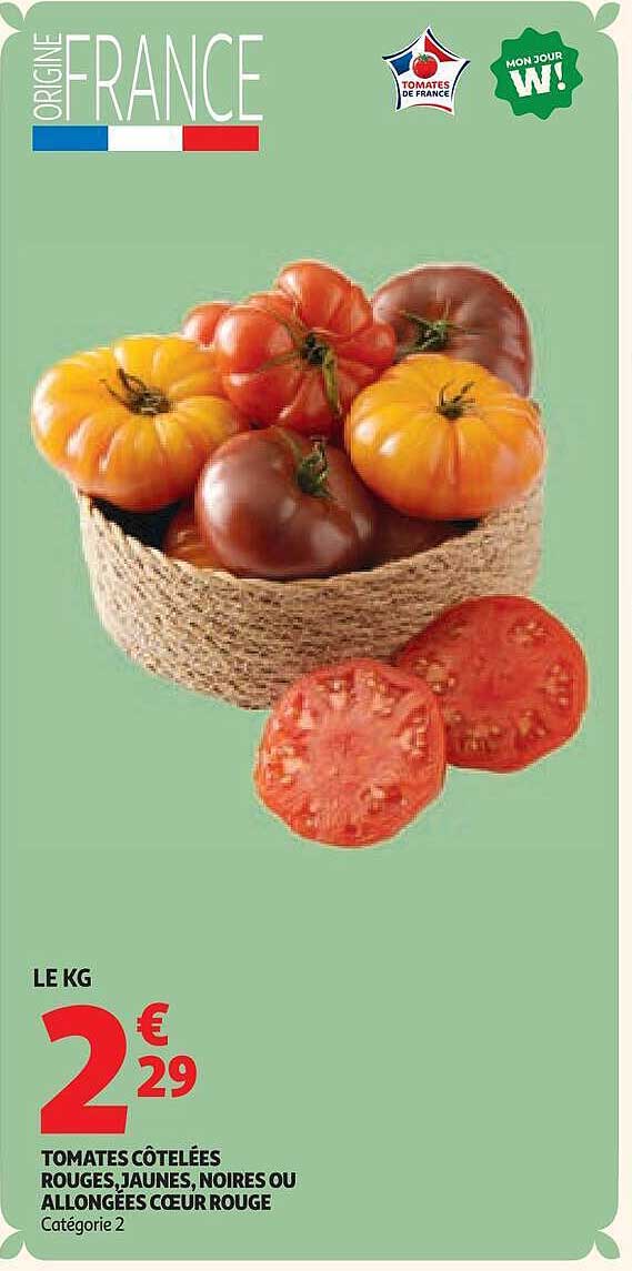 Tomates côtelées rouges, jaunes, noires ou allongées cœur rouge