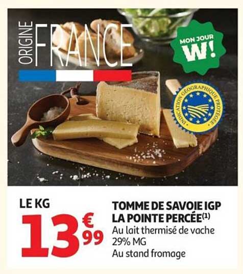 TOMME DE SAVOIE IGP LA POINTE PERCEE