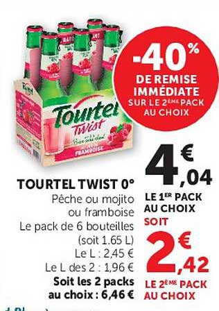 Tourtel Twist 0°