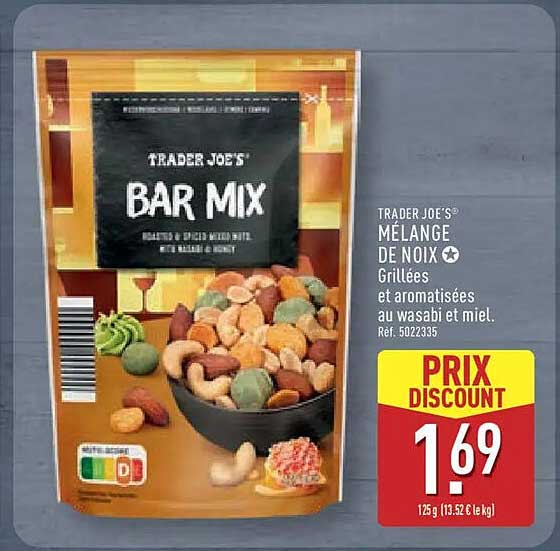 TRADER JOE'S BAR MIX