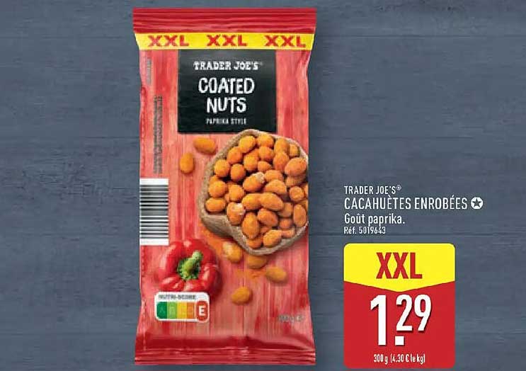 TRADER JOE'S COATED NUTS
