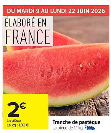 Tranche de pastèque
