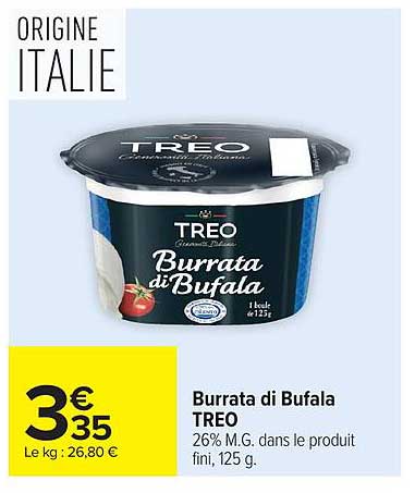 TREO Burrata diBufala