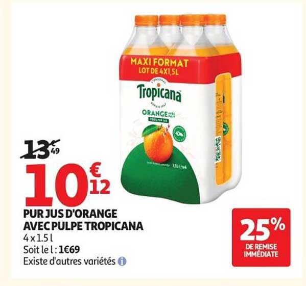 Tropicana Orange PLUS PULP