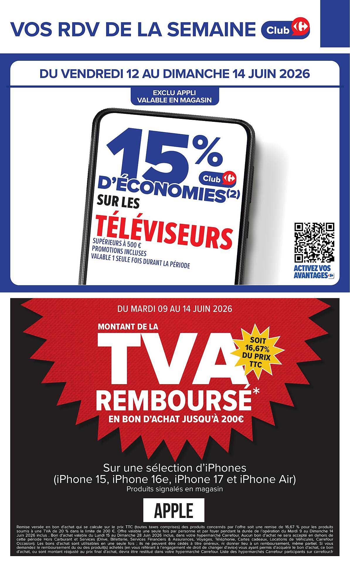 TVA REMBOURSÉ*