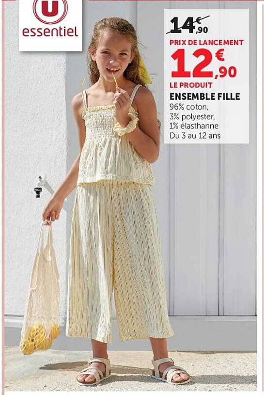 U essentiel ENSEMBLE FILLE