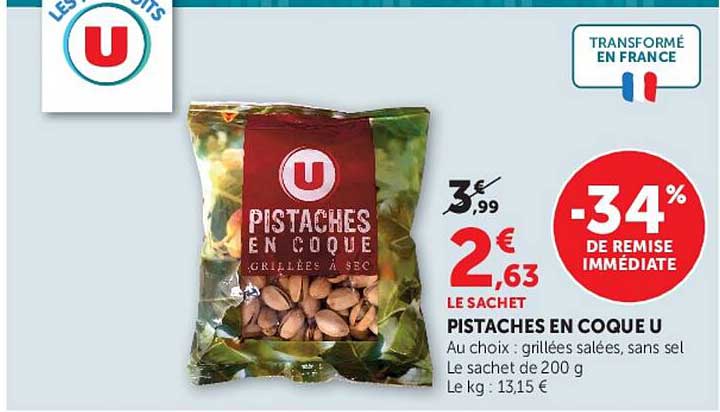 U Pistaches en coque