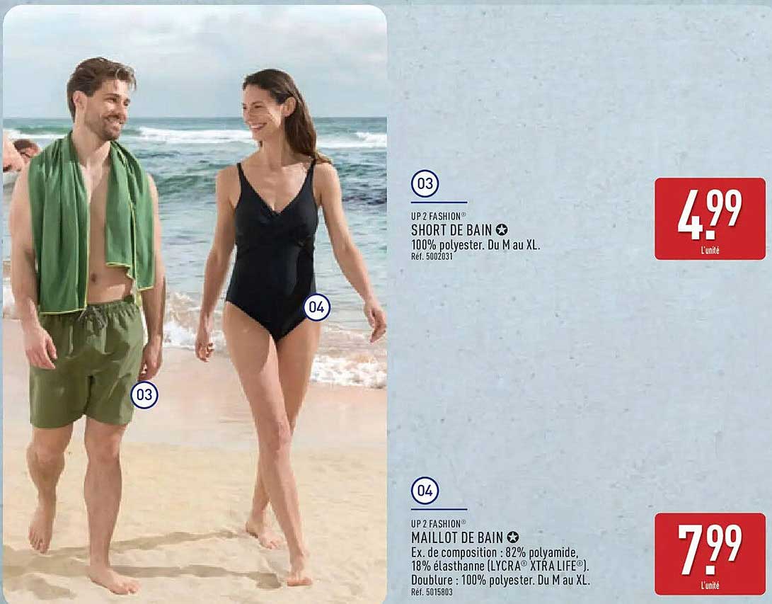 UP2 FASHION SHORT DE BAIN