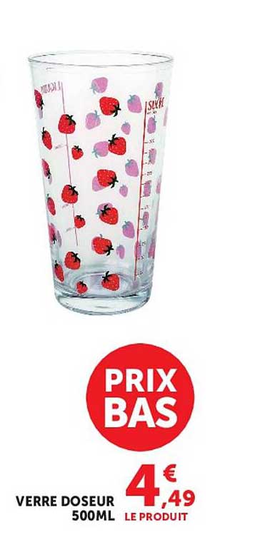 VERRE DOSEUR 500ML