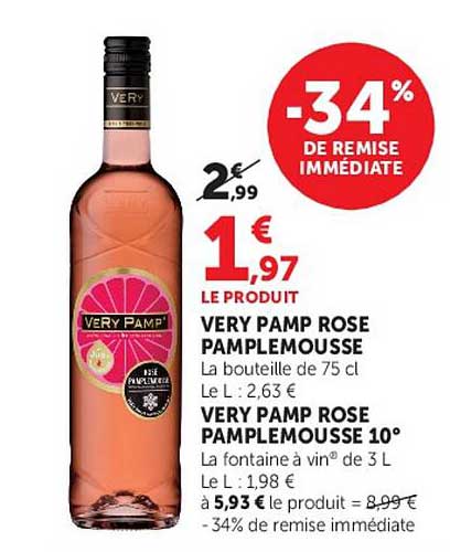 VERY PAMP ROSE PAMPLEMOUSSE