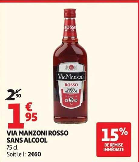 Via Manzoni Rosso Sans Alcool