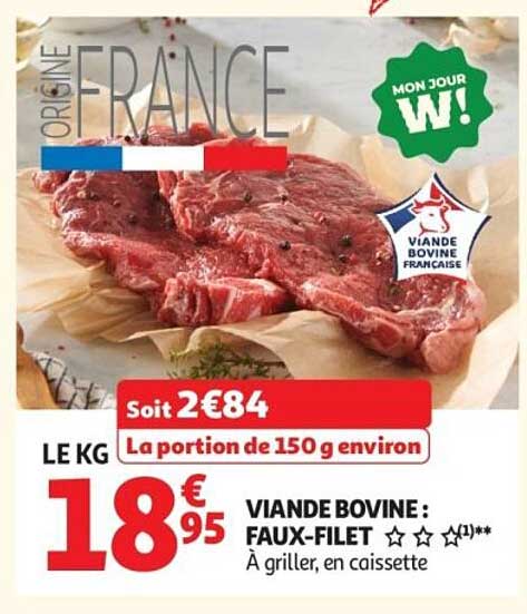 VIANDE BOVINE FAUX-FILET