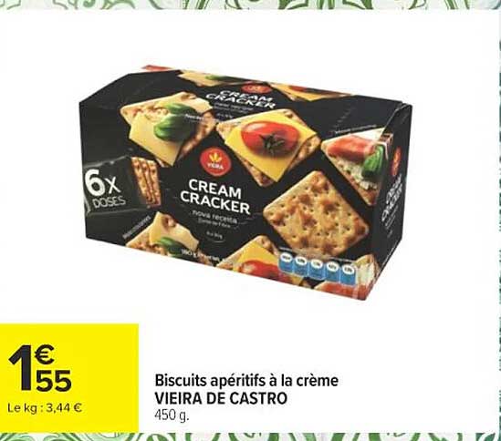 VIEIRA DE CASTRO Cream Cracker