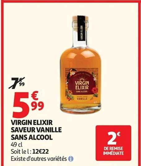 VIRGIN ELIXIR SAVEUR VANILLE SANS ALCOOL