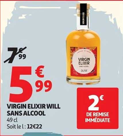 VIRGIN ELIXIR WILL SANS ALCOOL