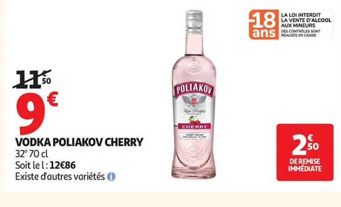 VODKA POLIAKOV CHERRY