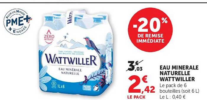 WATTWILLER EAU MINERALE NATURELLE