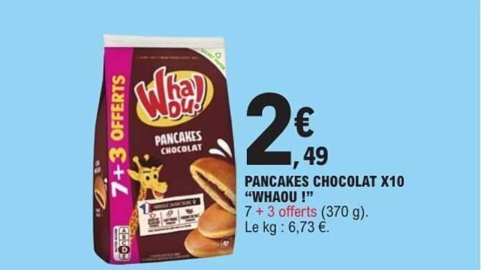 Whaou ! PANCAKES CHOCOLAT