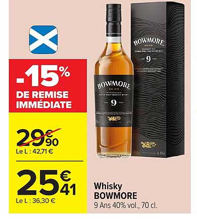 Whisky BOWMORE