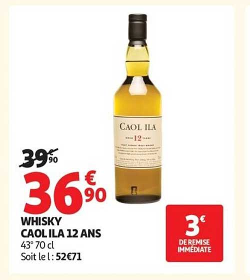WHISKY CAOL ILA 12 ANS