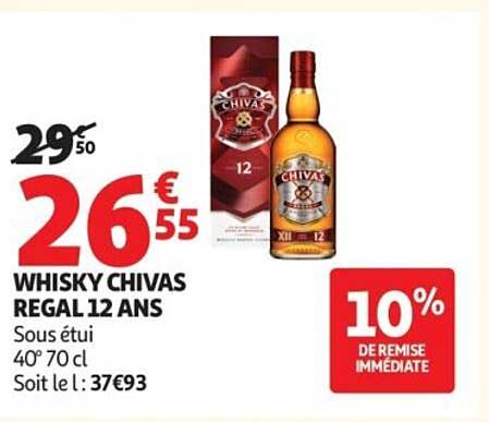 WHISKY CHIVAS REGAL 12 ANS