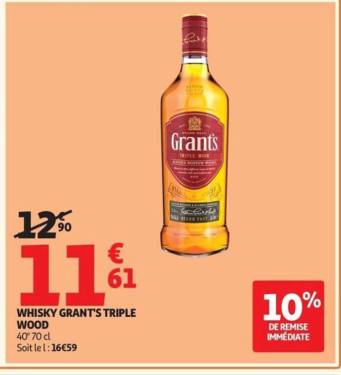 WHISKY GRANT'S TRIPLE WOOD