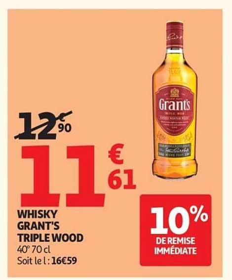 WHISKY GRANT'S TRIPLE WOOD