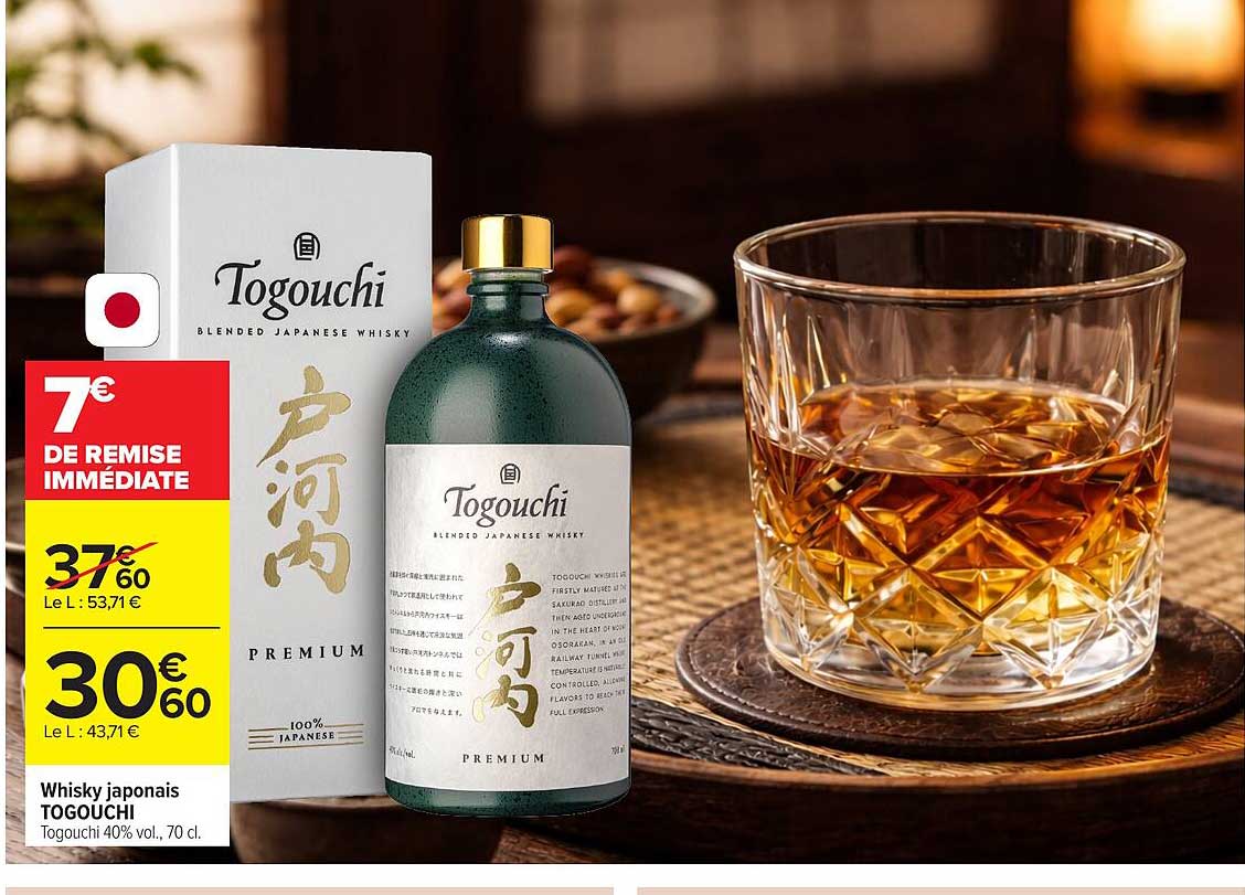 Whisky japonais TOGOUCHI