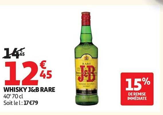 WHISKY J&B RARE