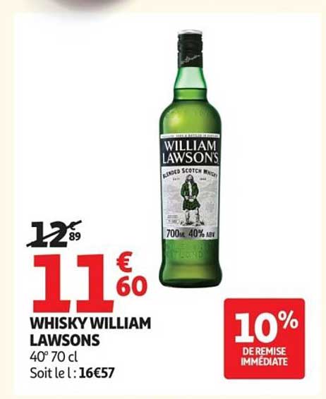 WHISKY WILLIAM LAWSONS