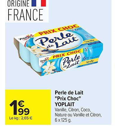 Yoplait Perle de Lait