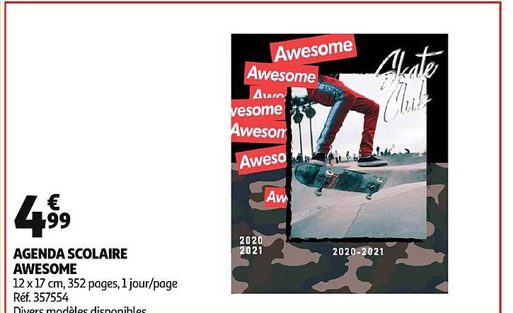 agenda scolaire awesome