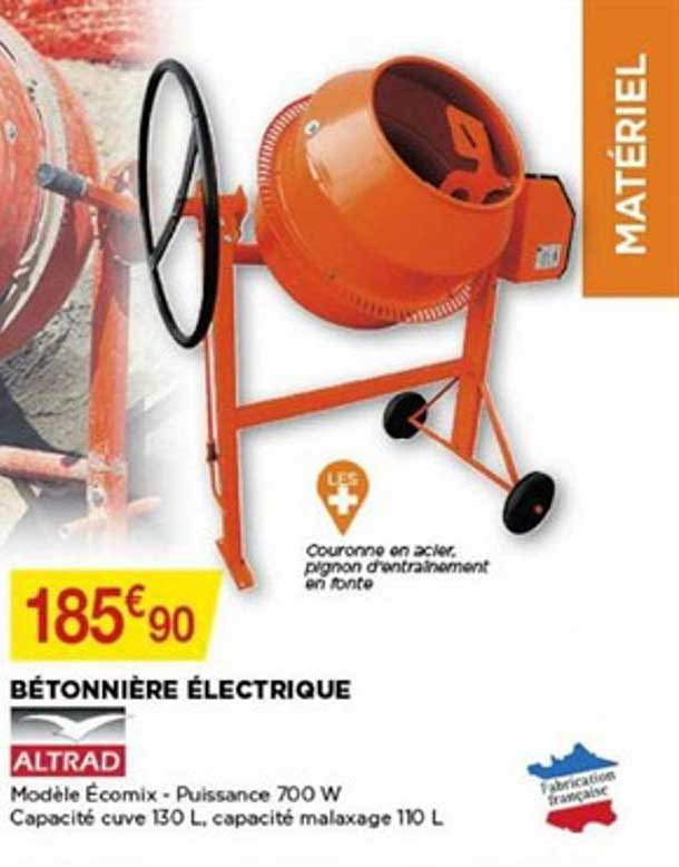 Bétonnière électrique Altrad