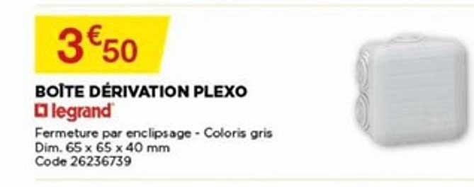 boîte dérivation plexo legrand